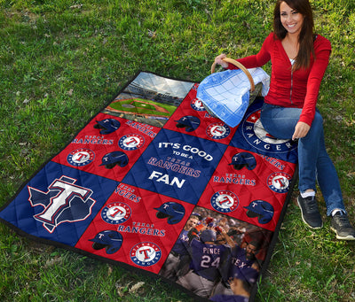 It's Good To Be A Texas Rangers Fan Quilt