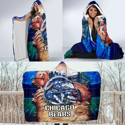 Pro Shop Chicago Bears Home Field Advantage Hooded Blanket