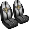 Incredible Line Pattern New Orleans Saints Logo Car Seat Covers