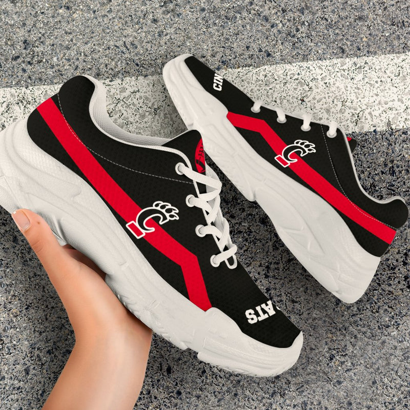 Edition Chunky Sneakers With Line Cincinnati Bearcats Shoes