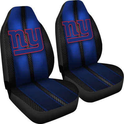 Incredible Line Pattern New York Giants Logo Car Seat Covers