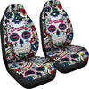 Party Skull Atlanta Braves Car Seat Covers