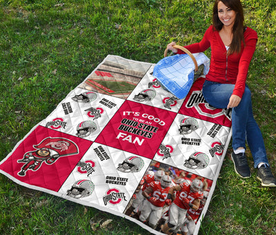 It's Good To Be An Ohio State Buckeyes Fan Quilt