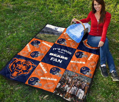 It's Good To Be A Chicago Bears Fan Quilt