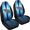 Incredible Line Pattern Tennessee Titans Logo Car Seat Covers