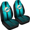 Incredible Line Pattern Miami Dolphins Logo Car Seat Covers