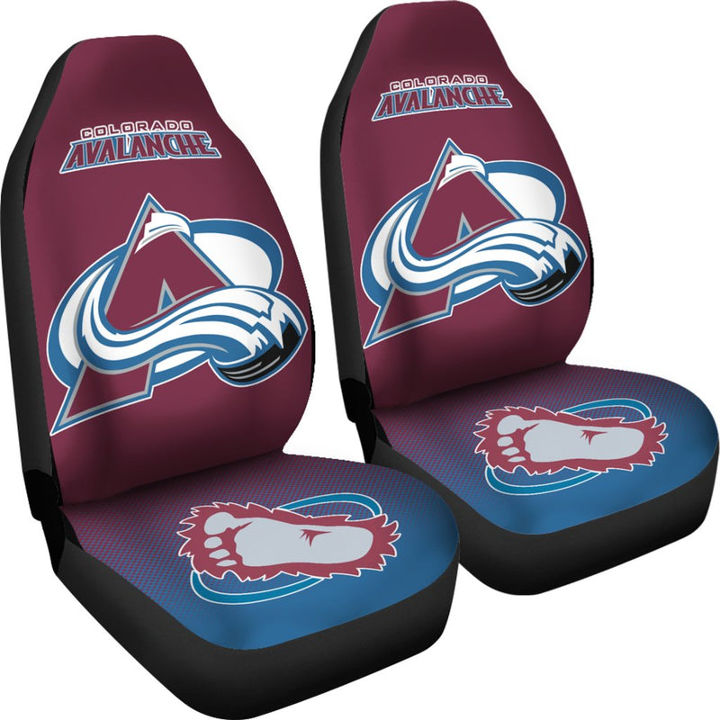 New Fashion Fantastic Colorado Avalanche Car Seat Covers