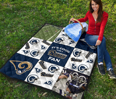 It's Good To Be A Los Angeles Rams Fan Quilt