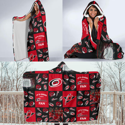 It's Good To Be A Carolina Hurricanes Fan Hooded Blanket