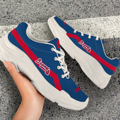 Edition Chunky Sneakers With Line Atlanta Braves Shoes