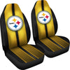 Incredible Line Pattern Pittsburgh Steelers Logo Car Seat Covers