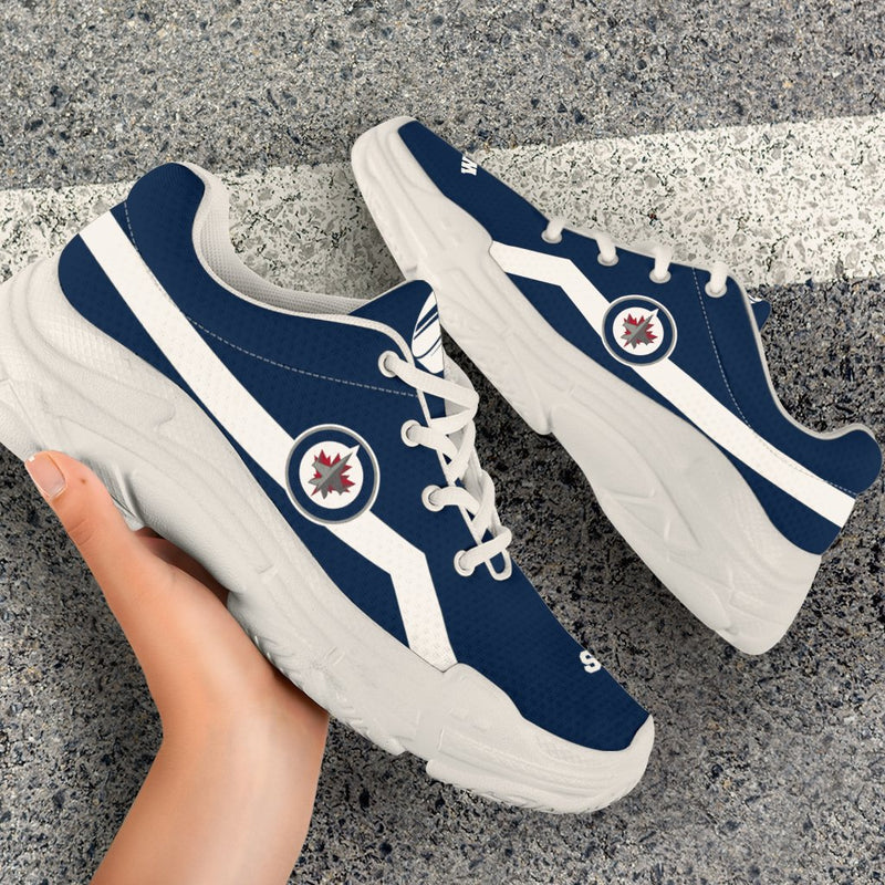 Edition Chunky Sneakers With Line Winnipeg Jets Shoes