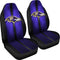 Incredible Line Pattern Baltimore Ravens Logo Car Seat Covers