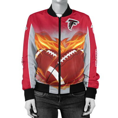 Playing Game With Atlanta Falcons Jackets Shirt For Women