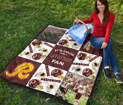 It's Good To Be A Washington Redskins Fan Quilt