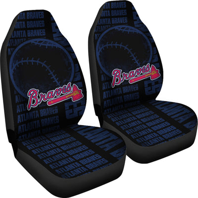 Gorgeous The Victory Atlanta Braves Car Seat Covers