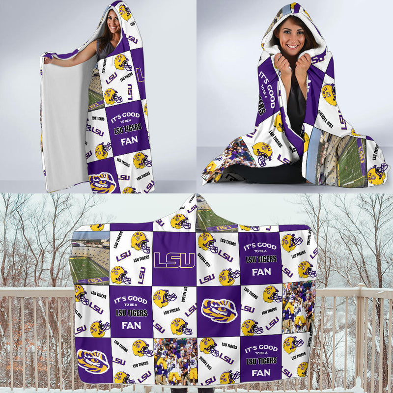 It's Good To Be A LSU Tigers Fan Hooded Blanket