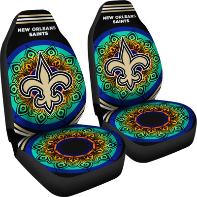 Unique Magical And Vibrant New Orleans Saints Car Seat Covers