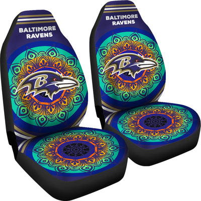 Unique Magical And Vibrant Baltimore Ravens Car Seat Covers