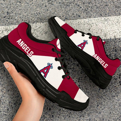 Colorful Logo Los Angeles Angels Chunky Sneakers