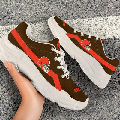 Edition Chunky Sneakers With Line Cleveland Browns Shoes