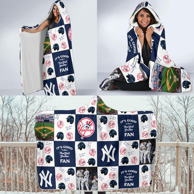 It's Good To Be A New York Yankees Fan Hooded Blanket