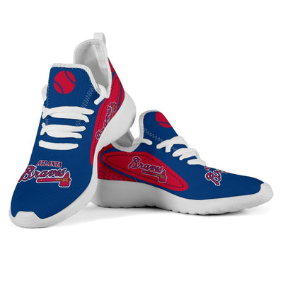 Legend React Atlanta Braves Mesh Knit Sneakers