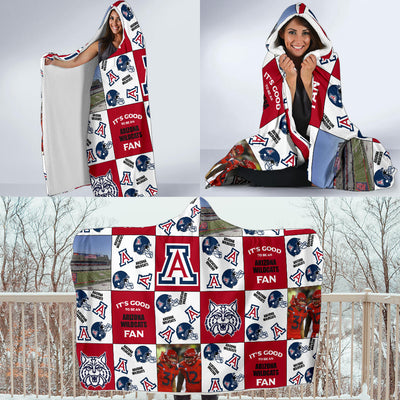 It's Good To Be An Arizona Wildcats Fan Hooded Blanket