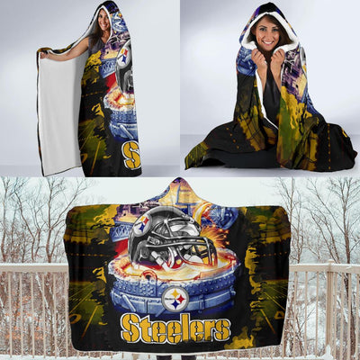 Pro Shop Pittsburgh Steelers Home Field Advantage Hooded Blanket