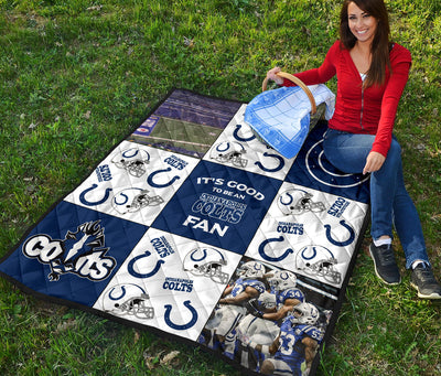 It's Good To Be An Indianapolis Colts Fan Quilt