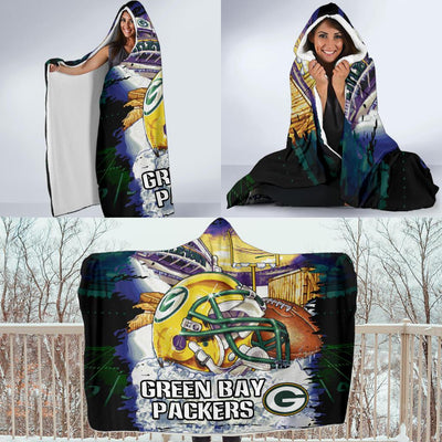 Pro Shop Green Bay Packers Home Field Advantage Hooded Blanket