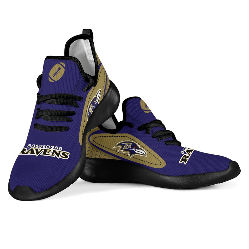 Legend React Baltimore Ravens Mesh Knit Sneakers