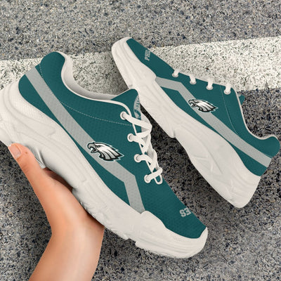 Edition Chunky Sneakers With Line Philadelphia Eagles Shoes