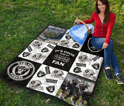 It's Good To Be An Oakland Raiders Fan Quilt