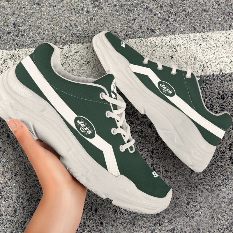 Edition Chunky Sneakers With Line New York Jets Shoes