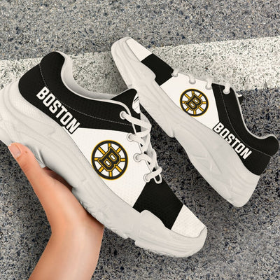 Colorful Logo Boston Bruins Chunky Sneakers