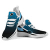 New Style Top Logo Carolina Panthers Mesh Knit Sneakers