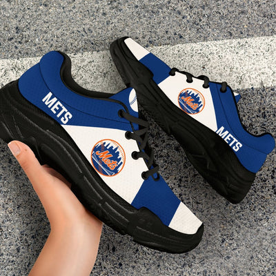 Colorful Logo New York Mets Chunky Sneakers