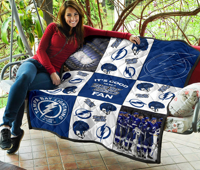 It's Good To Be A Tampa Bay Lightning Fan Quilt