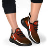 New Style Top Logo Cleveland Browns Mesh Knit Sneakers