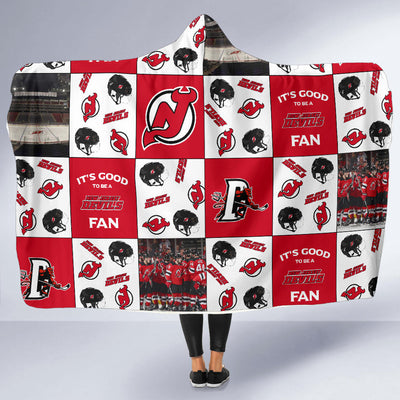 It's Good To Be A New Jersey Devils Fan Hooded Blanket