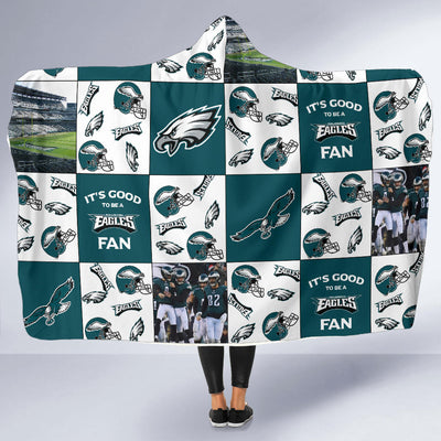 It's Good To Be A Philadelphia Eagles Fan Hooded Blanket