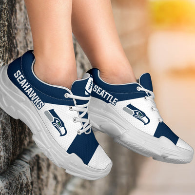 Colorful Logo Seattle Seahawks Chunky Sneakers