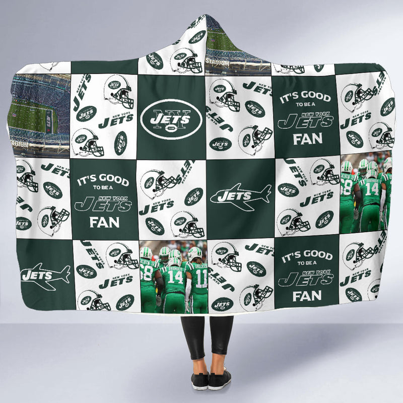 It's Good To Be A New York Jets Fan Hooded Blanket
