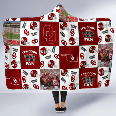 It's Good To Be An Oklahoma Sooners Fan Hooded Blanket