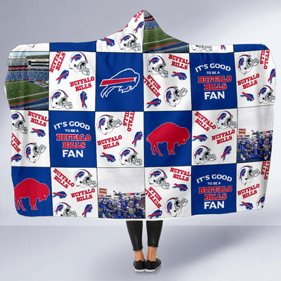 It's Good To Be A Buffalo Bills Fan Hooded Blanket