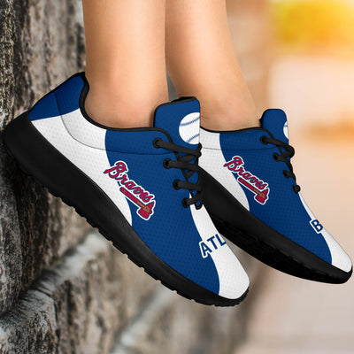 Special Sporty Sneakers Edition Atlanta Braves Shoes