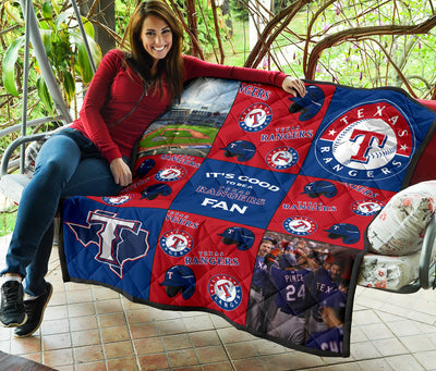 It's Good To Be A Texas Rangers Fan Quilt