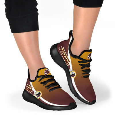 New Style Top Logo Washington Redskins Mesh Knit Sneakers