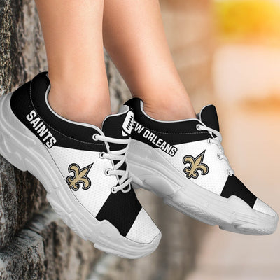 Colorful Logo New Orleans Saints Chunky Sneakers